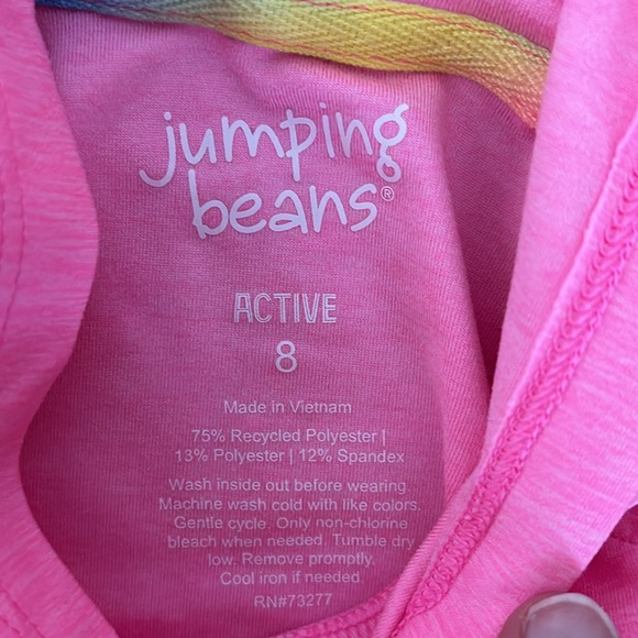 Jumping Beans Active Girls Pullover Hoodie - Size 8 - Picture 5 of 5